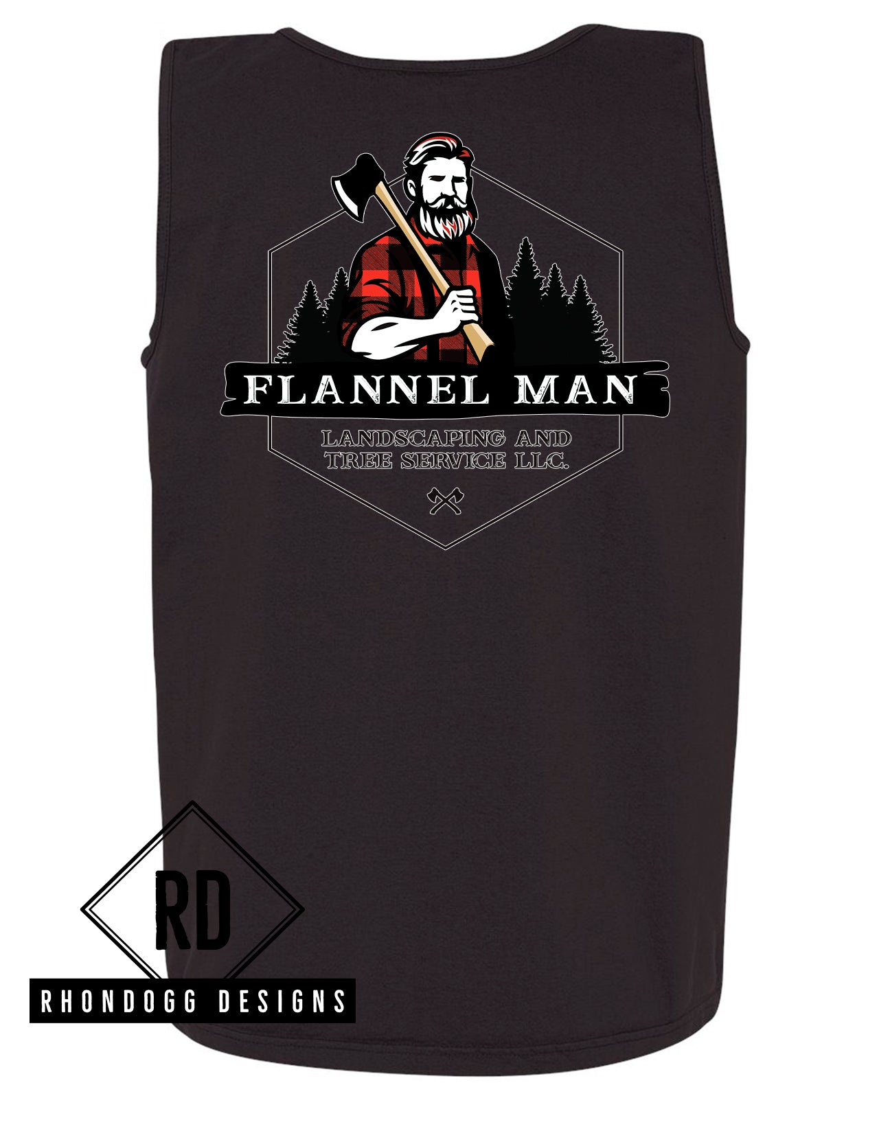 Flannel Man - Comfort Colors Tank Top