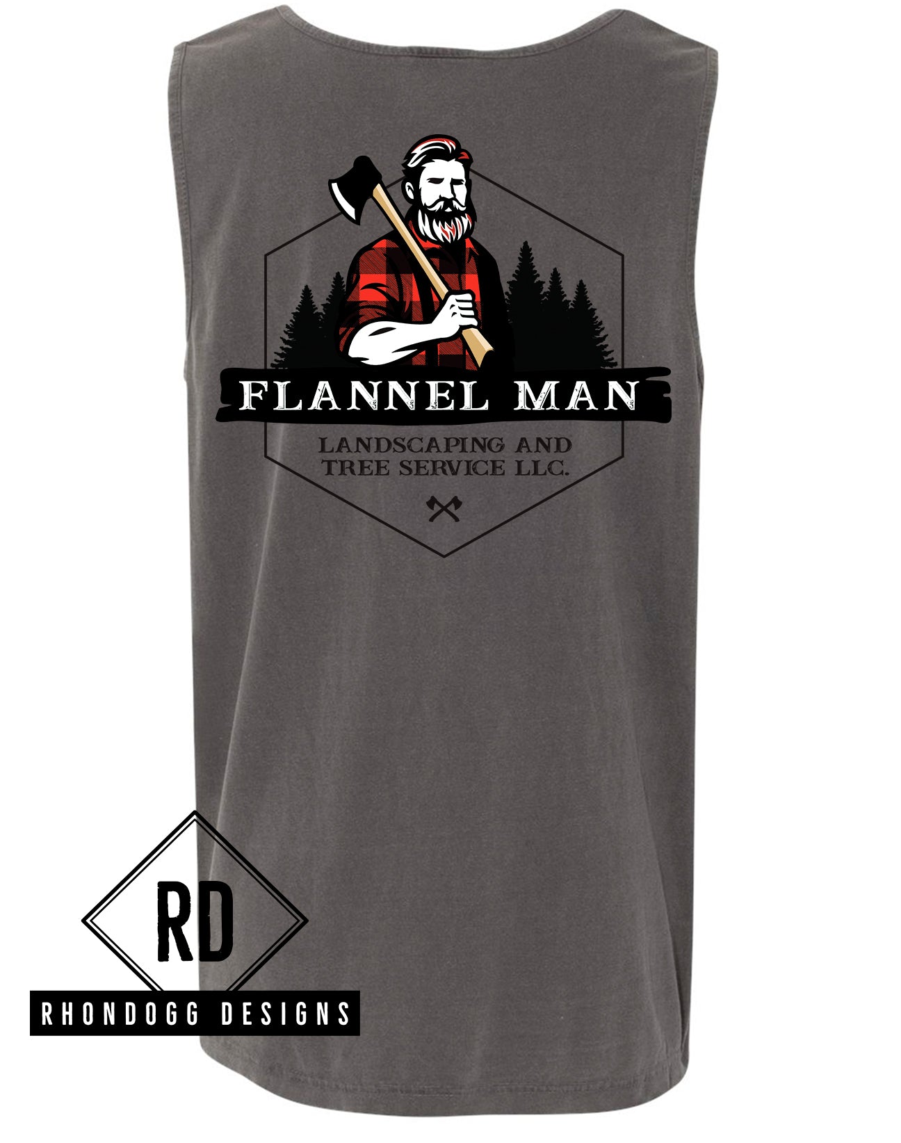 Flannel Man - Comfort Colors Tank Top