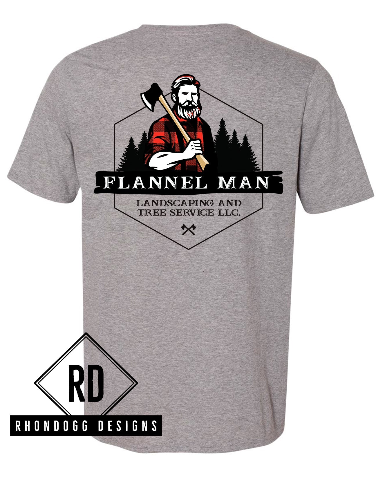 Flannel Man - Who Cut One T-Shirt