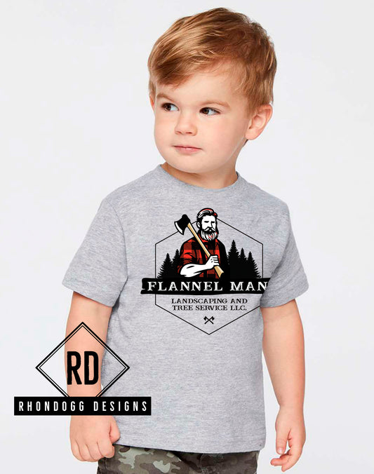 Flannel Man - Rabbit Skins Infant and Toddler T-Shirt