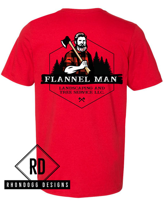 Flannel Man - Russell Athletic T-Shirt