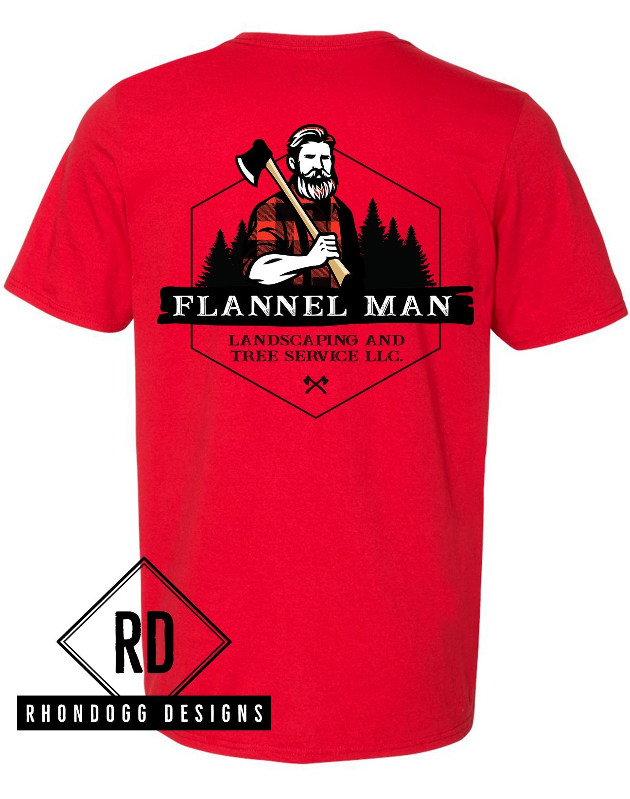 Flannel Man - Who Cut One T-Shirt