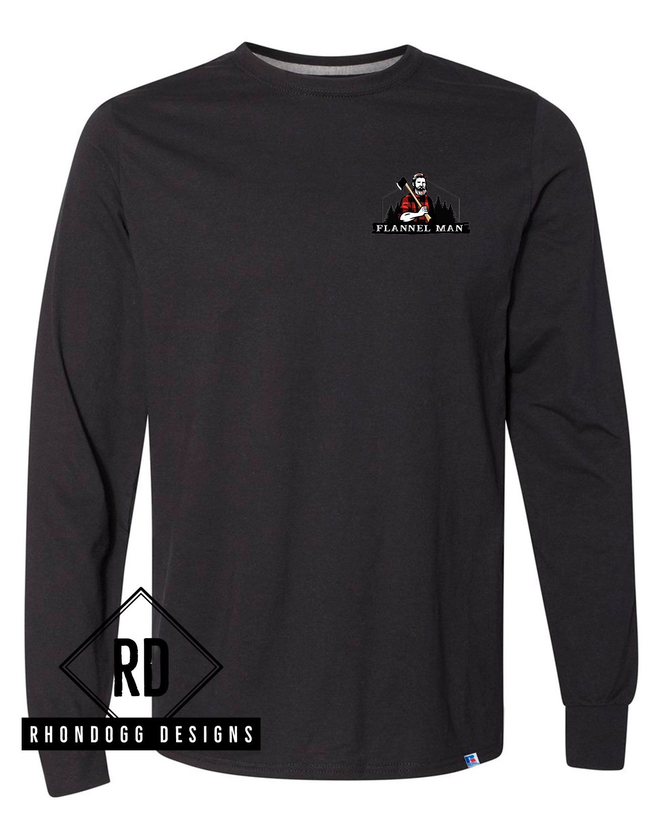 Flannel Man - Russell Athletic Long Sleeve T-Shirt