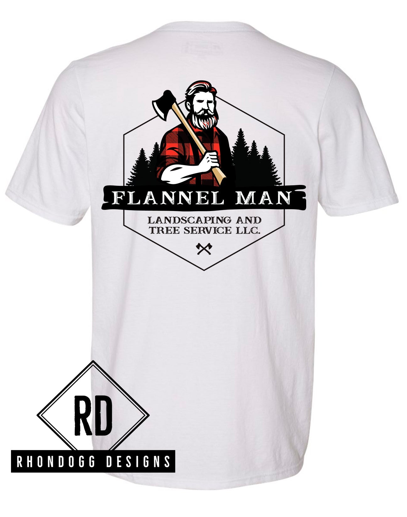 Flannel Man - Who Cut One T-Shirt