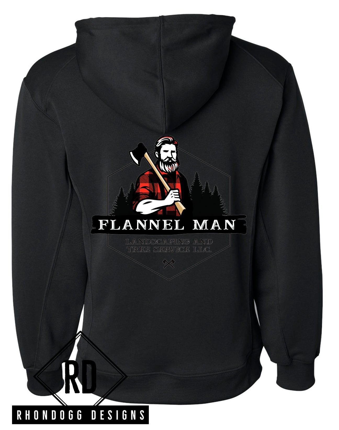Flannel Man Performance Hoodie