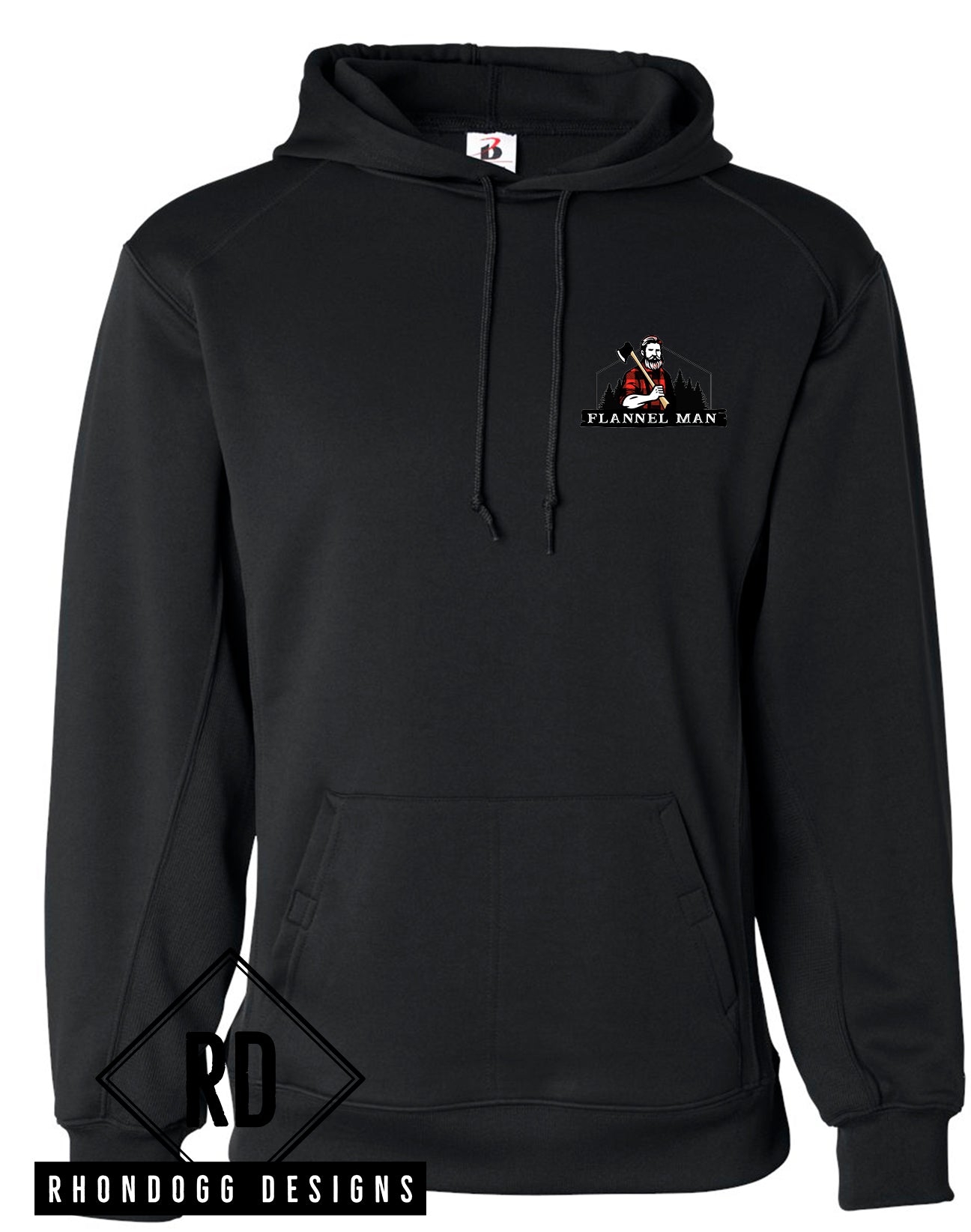 Flannel Man Performance Hoodie