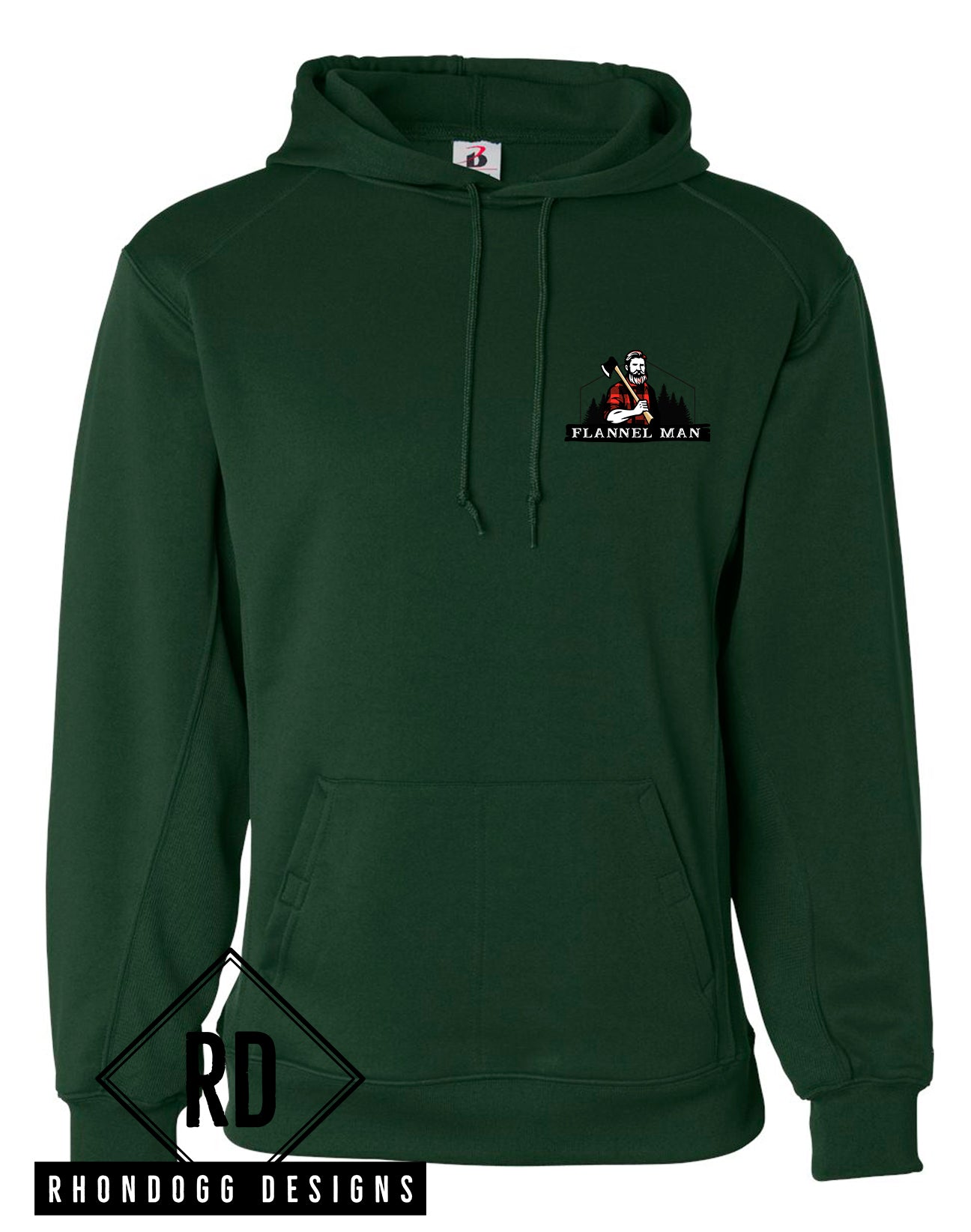 Flannel Man Performance Hoodie