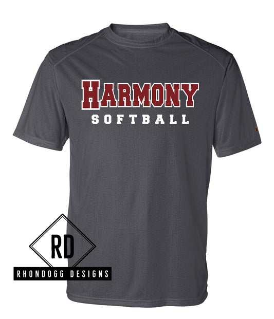 Harmony Middle School Softball Performance Shirt