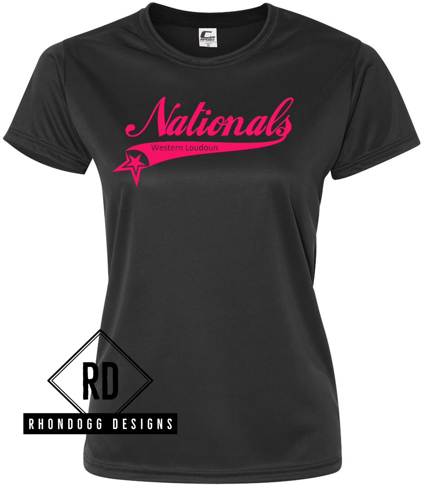 WLGSL Nationals Womens Black Performance Shirt