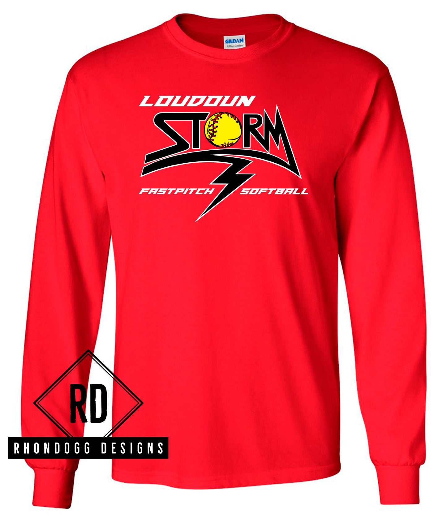 Gildan Loudoun Storm Long Sleeve Cotton T-Shirt