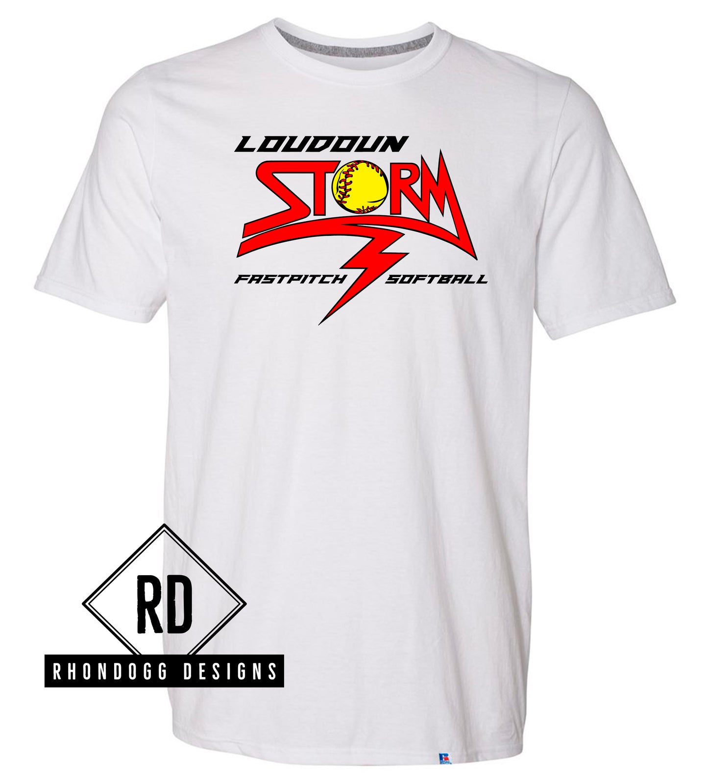 Russell Athletic Loudoun Storm Cotton/Polyester T-Shirt